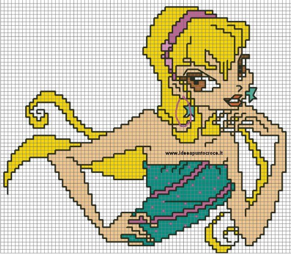 Вышивка крестиком Винкс