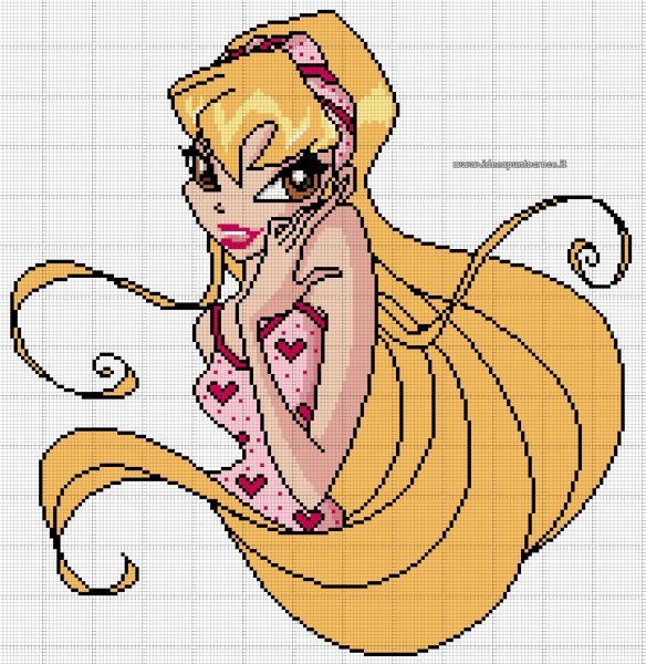 Винкс по клеткам