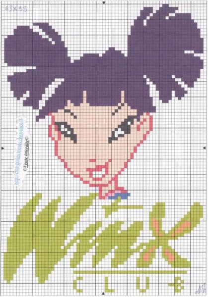 Вышивка Винкс