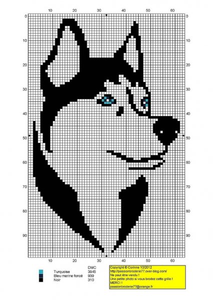 Схема вывязывание зверей