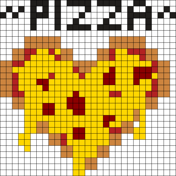 Рисунки еды п о клеточкамо