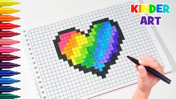 Рисунки по клеточкам KFBR