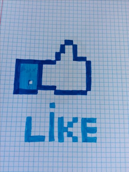 Рисунки по клеточкам в тетради приложения