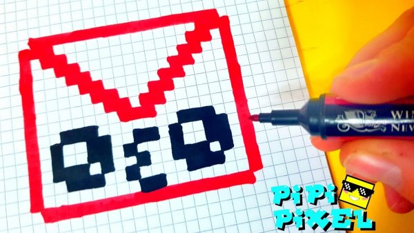 Рисование по клеточкам лайк