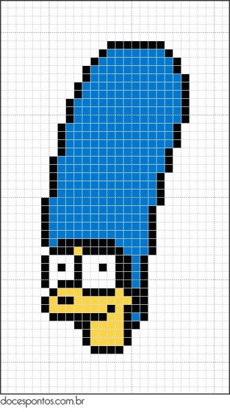 Вышивание крестиком симпсоны