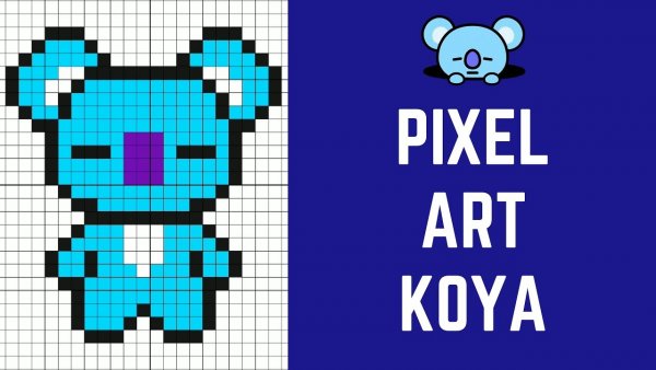 БТС по клеточкам в тетради