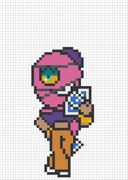 Браво старс БРАВЛ по клеточкам