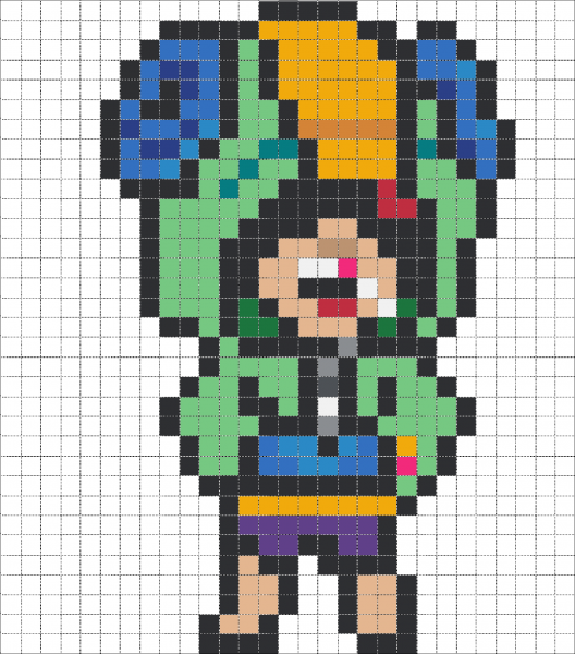 Браво старс по клеточкам Леон