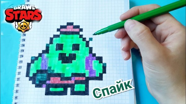 БРАВЛ старс по клеточкам