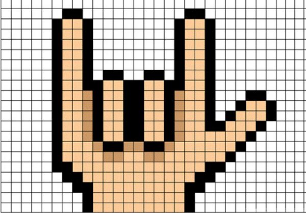 Рисунки по клеточкам лёгкие руки