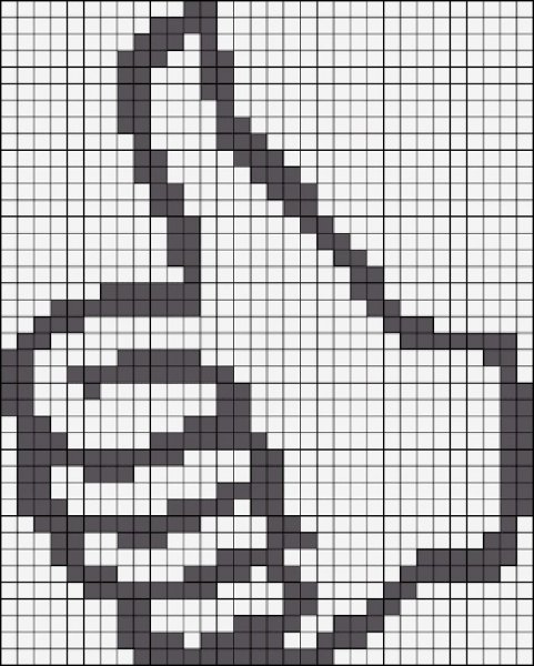 Рисунки в клеточку в тетради черно белые