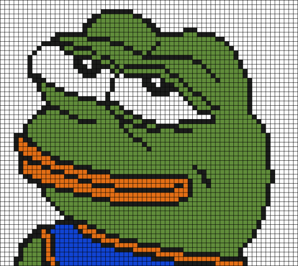 Пепе с крестиком