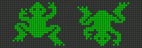 Жаба по клеткам