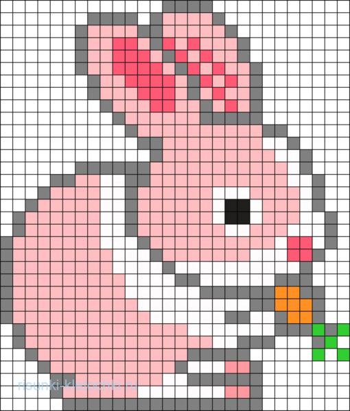 Рисунки по клеточкам