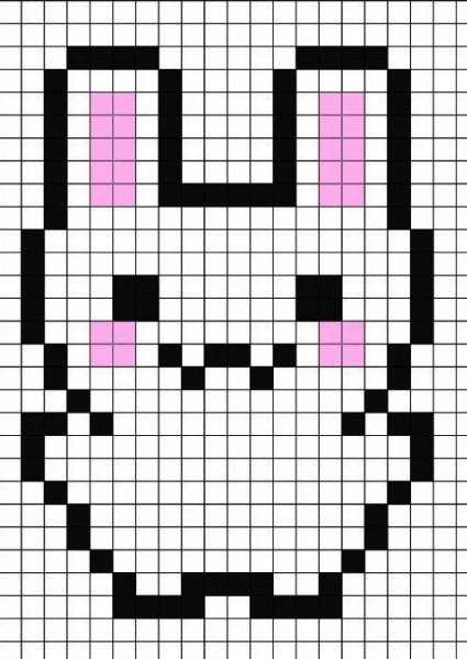 Рисование по клеткам легкие