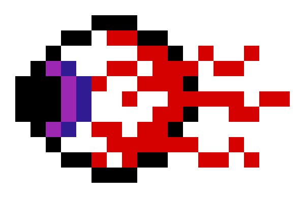 Terraria Pixel Art глаз