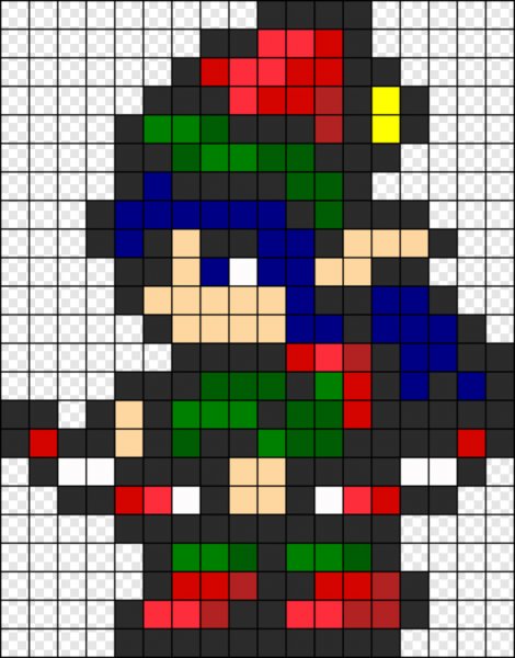 Terraria по клеточкам