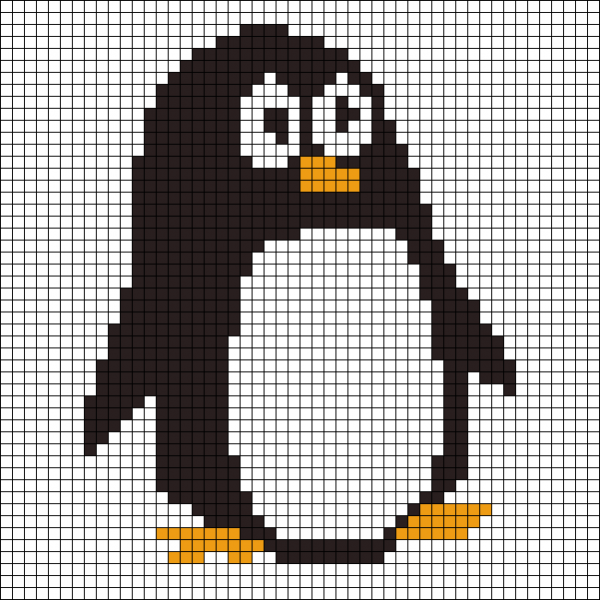 Вышивание крестиком Пингвин