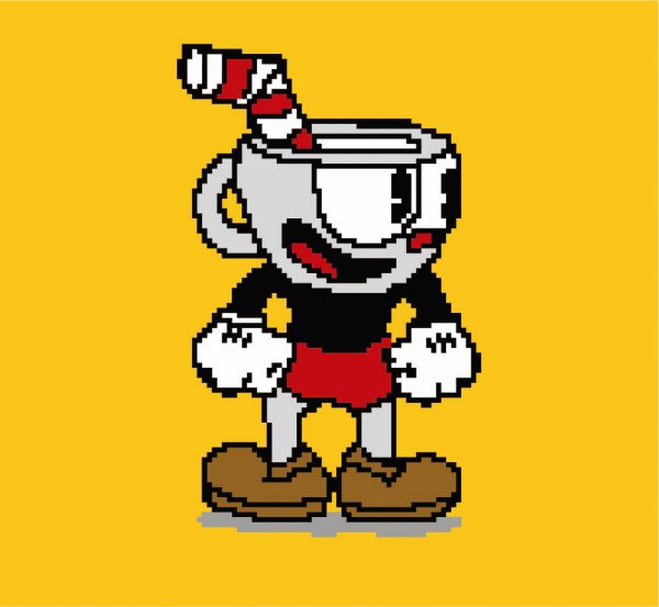 Спрайты капхед пиксельные