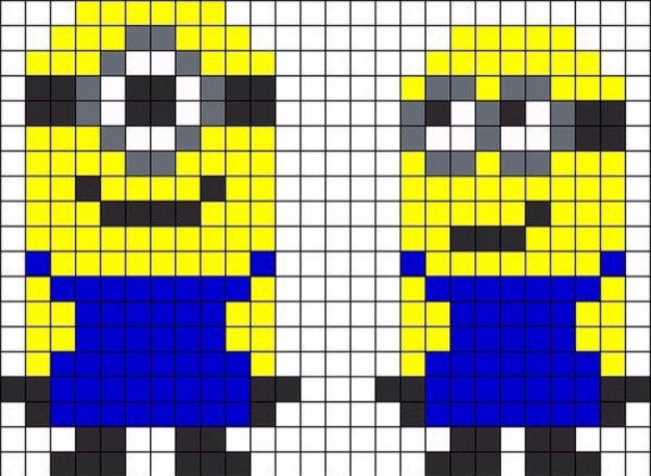 Миньон по клеточкам