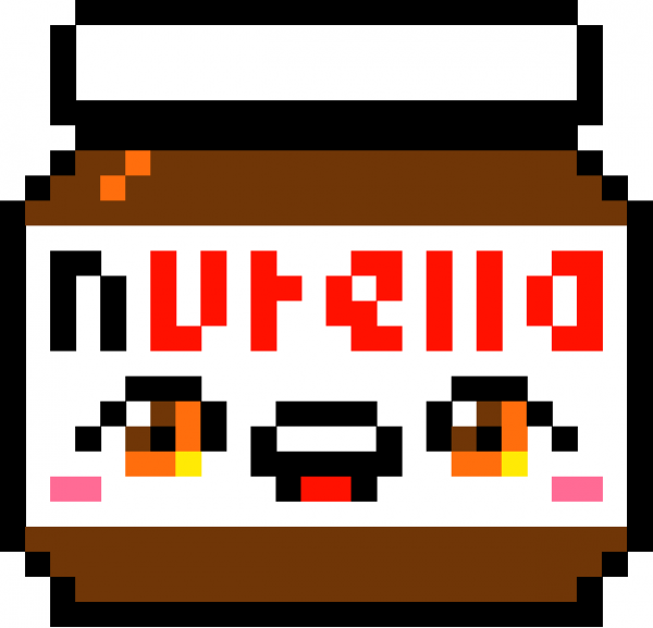 Рисунки по клеточкам в тетради Нутелла