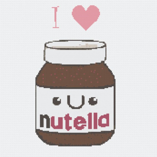 Лёгкие рисунки Нутелла