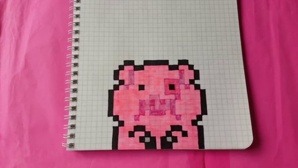 Рисовать по клеточкам Пухля