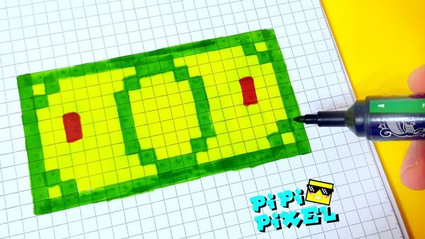 Рисунки по клеточкам деньги