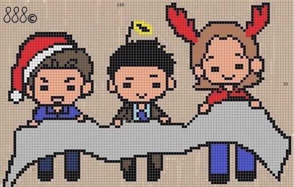 Схема вышивки сверхъестественное