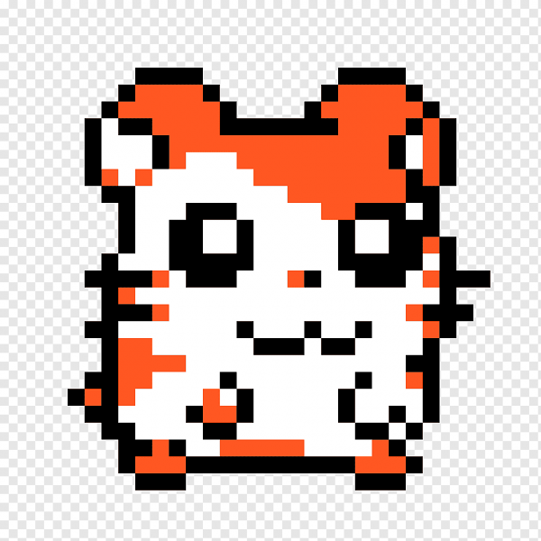Пиксельный хомяк
