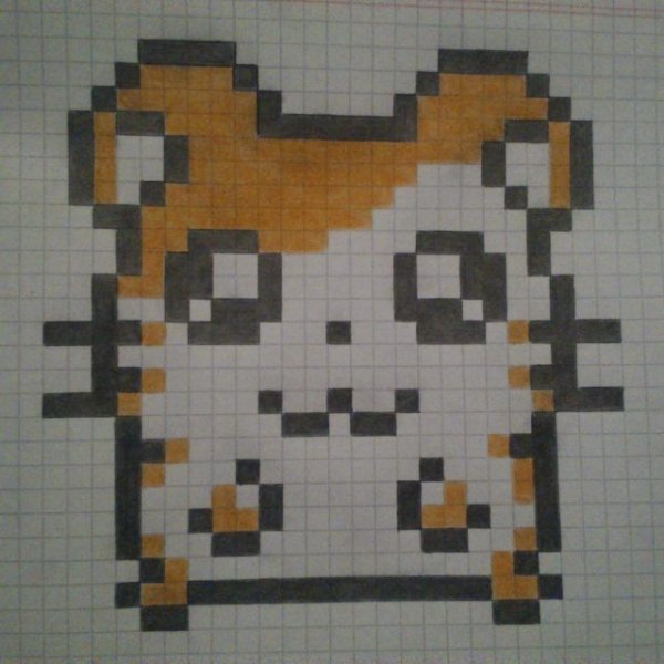 Хомяк по клеточкам