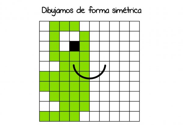 Дорисуй вторую половину по клеточкам