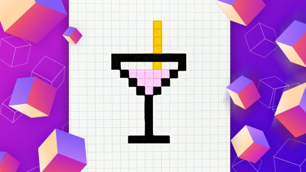 Рисунки по клеточкам лёгкие