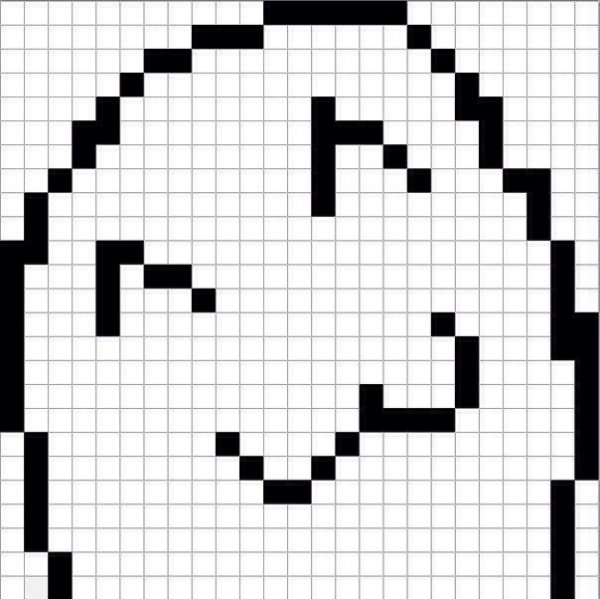 Рисунки по клеточкам в тетради мемы