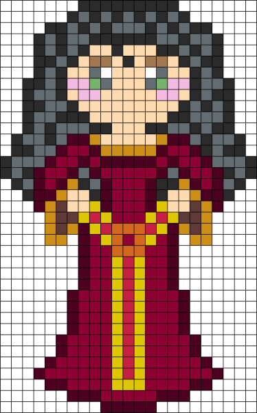 Рисунки по клеточкам в тетради принцессы