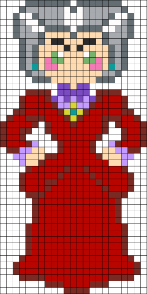 Принцессы Диснея по клеточкам