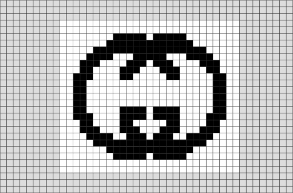 Рисунки по клеточкам в тетради логотипы