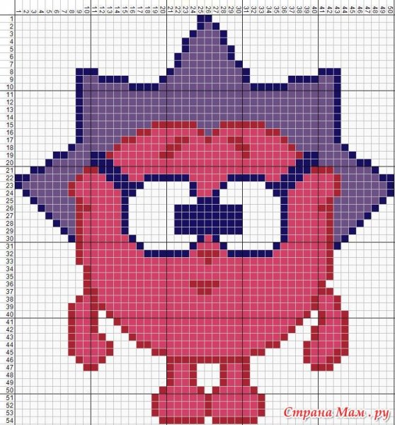 Схемы вышивки крестом Смешарики