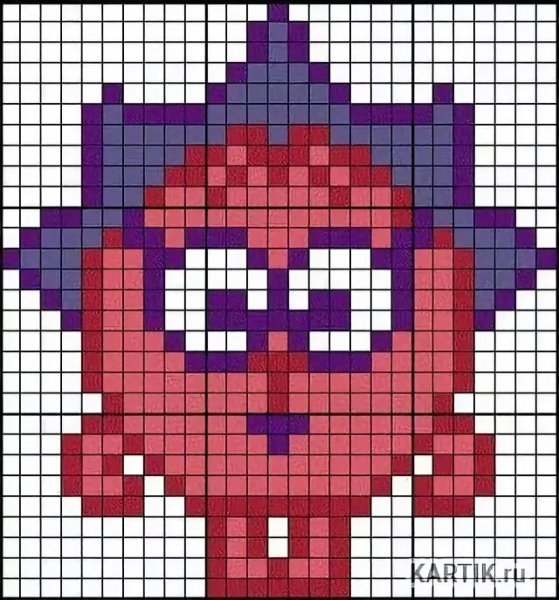 Ёжик из смешариков из термомозайки