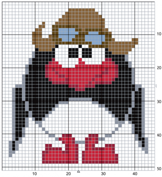 Вышивка крестиком схемы Смешарики пин