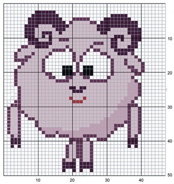 Вышивка крестом лёгкие рисунки