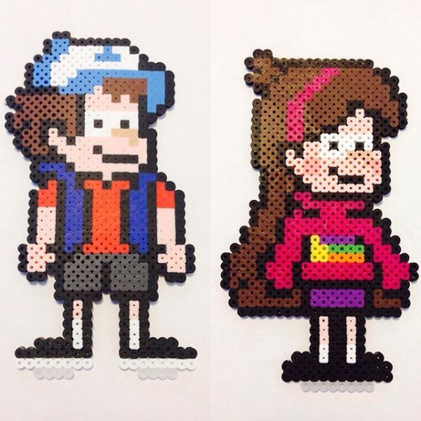 Гравити Фолз из термомозайки