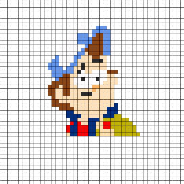 Гравити Фолз по клеточкам