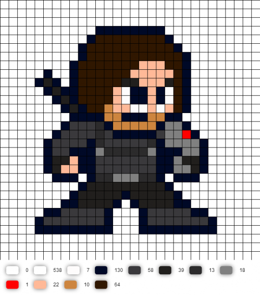 Вышивка крестиком Марвел