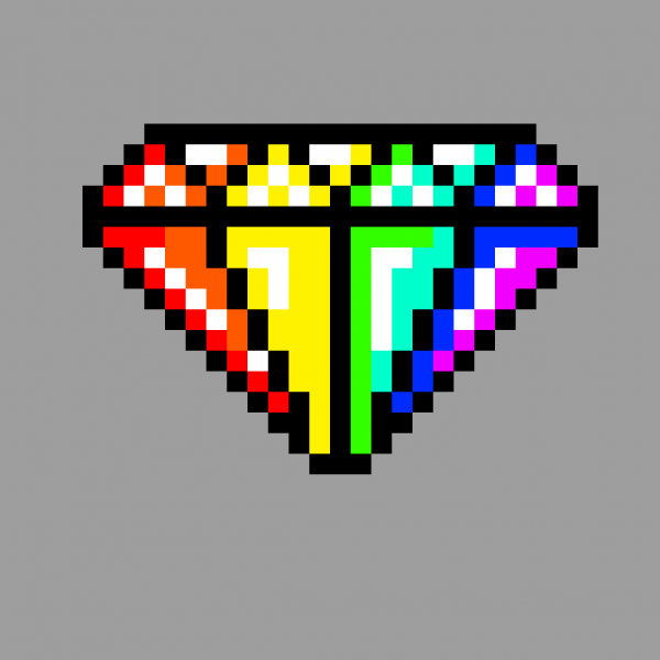 Алмаз по клеточкам