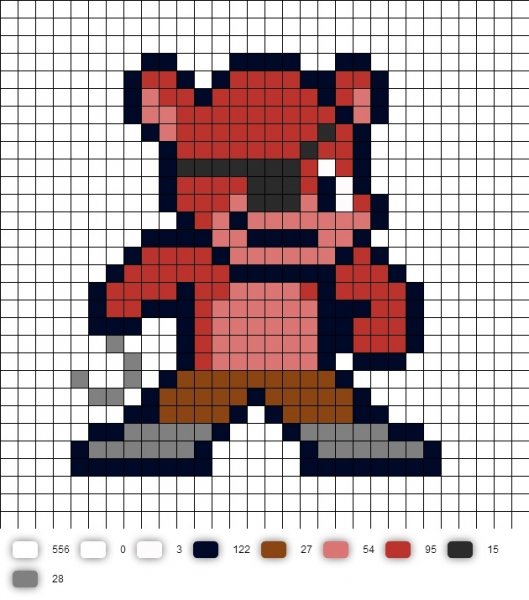 Пиксель арт схемы легкие