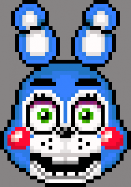 Бонни пиксель пиксель арт