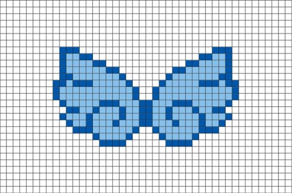 Рисование по клеточкамкрыло