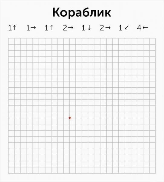 Образцы графических диктантов для дошкольников