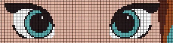 Рисование по клеточкам глаза